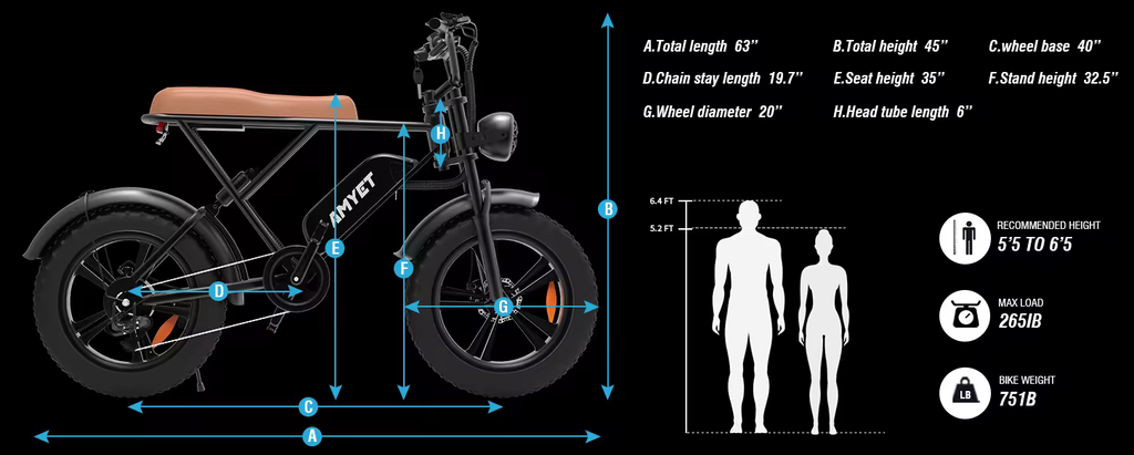 Centurion X1 - eBike - Measurements