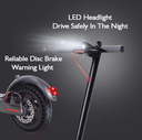 Ligo X1 Electric Scooter - Lights for night driving